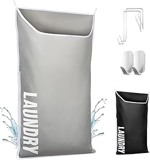 Hanging Laundry Hamper Bag XL 40x22", Space Saving over the
