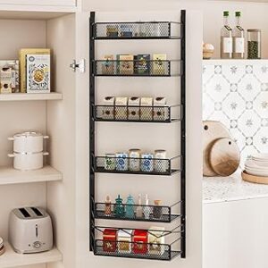 Over The Door Pantry Organizer, 6-Tier Pantry Organization a