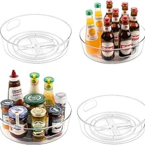 GUZON 4 Pack Lazy Susan Organizer for
