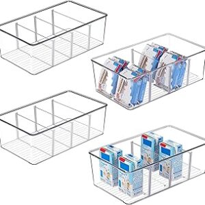 Vtopmart 4 Pack Food Storage Organizer Bins
