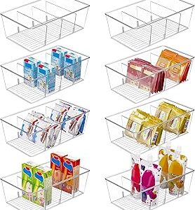 Vtopmart 8 Pack Food Storage Organizer Bins