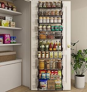 10-Tier Over The Door Pantry Organizer, Pantry Organization