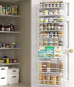 Moforoco White 9-Tier Over The Door Pantry